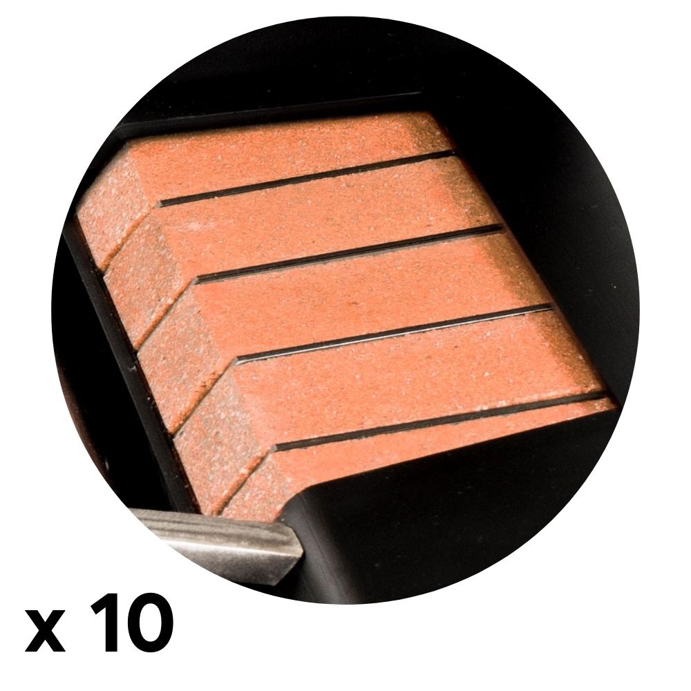 Briques réfractaires X10 (Briques orange/flammée, M250)